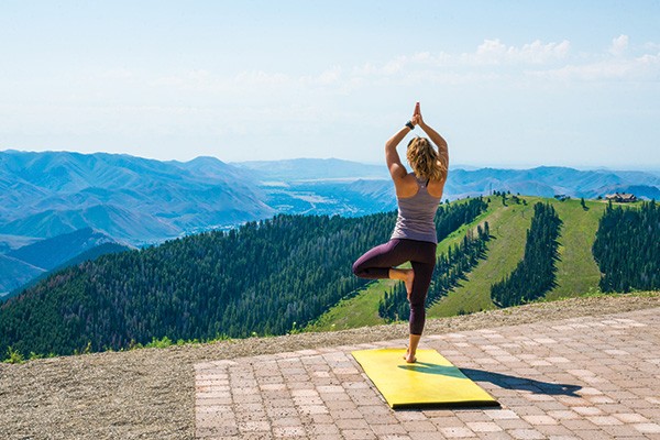 Mountain Top Yoga on Bald Mountain